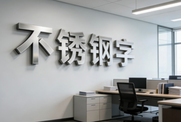 成都不锈钢楼体墙面字
