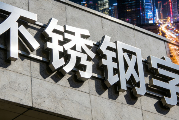大楼外墙不锈钢字的制作种类